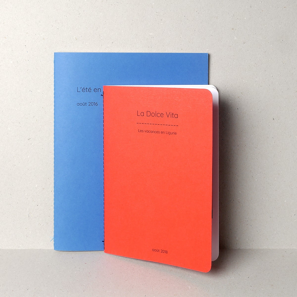 le carnet cousu coloré, notre préféré.