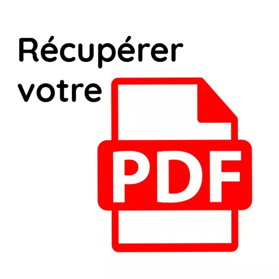 récupérer le fichier pdf de votre commande.