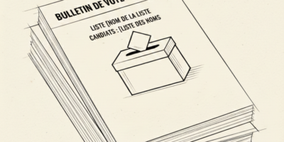 Bulletins de vote Élections municipales 2026