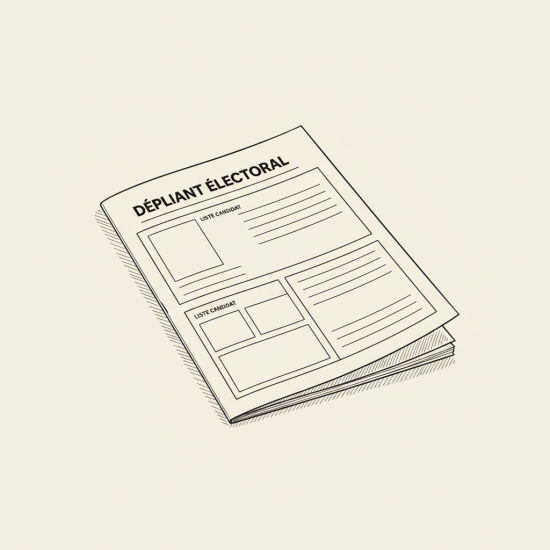 DÉPLIANT ÉLECTORAL